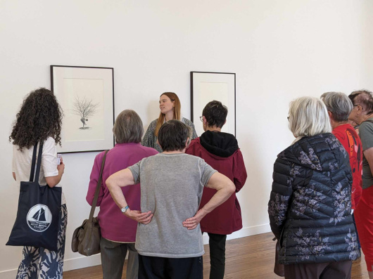 Visite guidée dans l'exposition de Fabien Mérelle